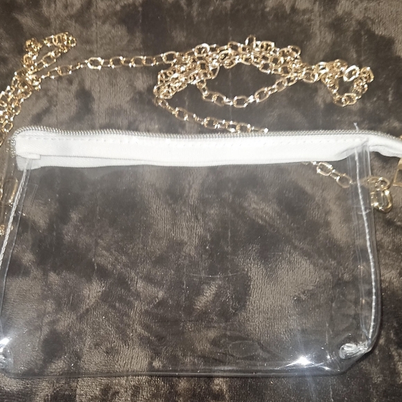 Source Unknown Handbags - Clear Chain Strap Bag